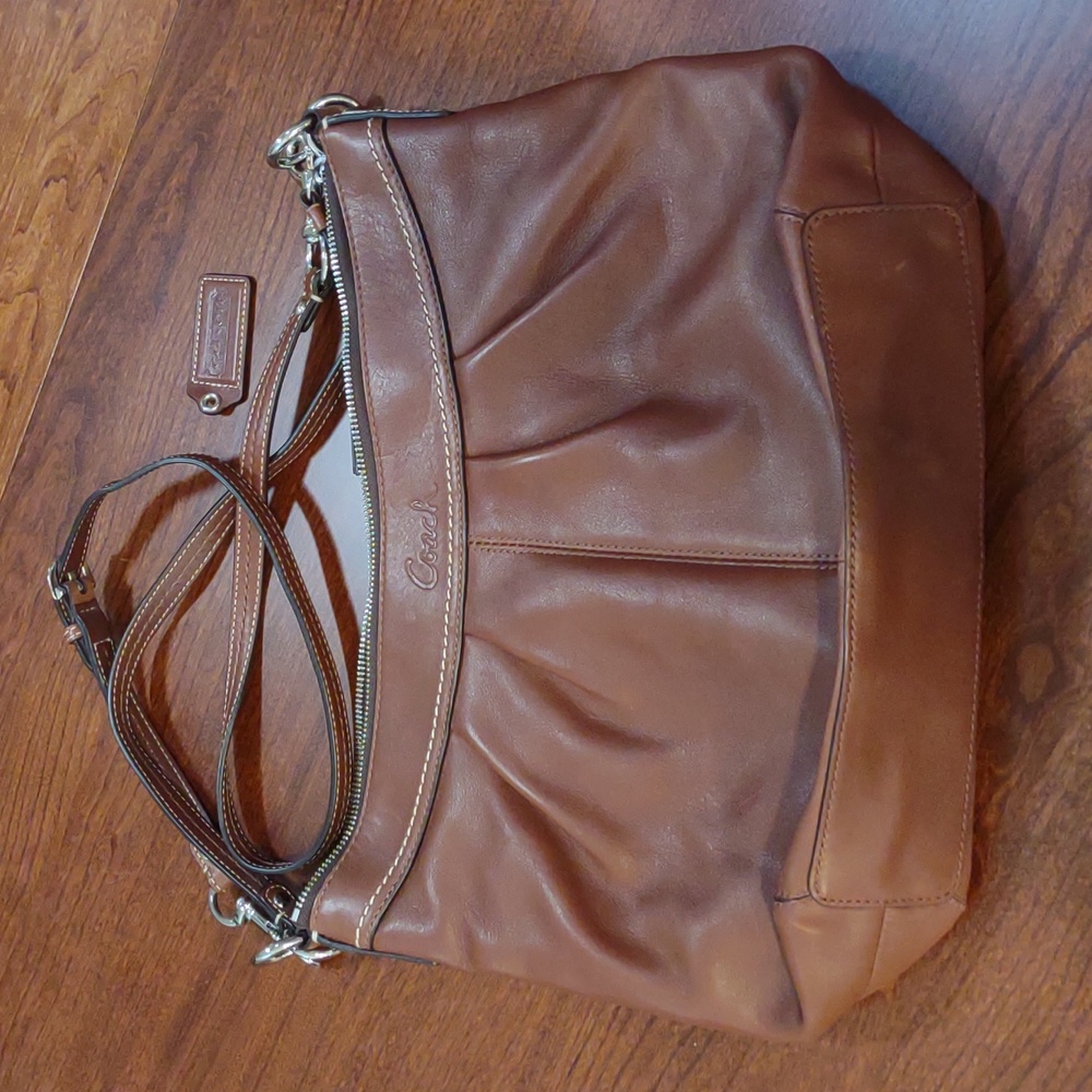Coach #F13764 Shoulder Bag Leather